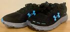 Under Armour Charged Assert 10 Black Blue Running Shoes 3026175-003 Mens Size 11