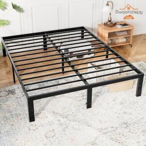 Home Furniture King Bed Frame - Heavy Duty Metal Platform Bed Frames King Size