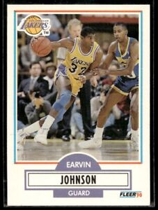 1990 Fleer Magic Johnson #93 Los Angeles Lakers