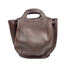 Vintage Coach Bucket Tote Backpack with Handles Brown Leather Suede Handbag 9994