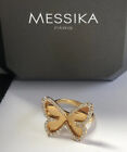 Messika Butterfly Diamond 18K Rose Gold Ring Sz 6 0.47Ct NIB $4200