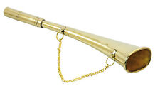 Marine accessoires Signal horn bent from brass 260mm