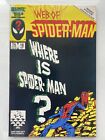 WEB OF SPIDER-MAN #18 Newsstand 1st Cameo App Eddie Brock *Venom* Key Book 1986