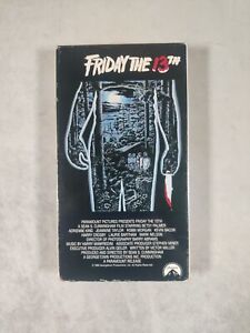 New ListingRare Paramount 1980 Friday The 13TH VHS 1395 (1994 Release) Jason Horror Movie
