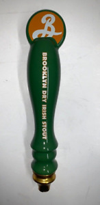 Brooklyn Irish Stout Green Tap Handle Craft Beer Knob Ceramic Man Cave