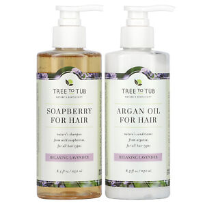 Soapberry Hair Care Set, For All Hair Types, Relaxing Lavender, 2 Piece Set, 8.5