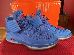 2017 Nike Air Jordan 32’s XXXII Russell Westbrook “WHY NOT” Size 12 OKC Colors