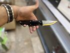 Buckley HSk Small Pukko Bushcraft Scandi Blade Knife With Micarta Handle