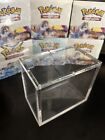 Pokemon Booster Box Acrylic Case Premium 8mm w/ Magnetic Lid