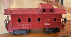Vintage LIONEL Red Train S P 6257 CABOOSE