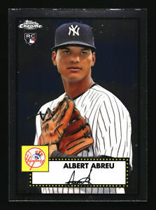 2021 Topps Chrome Platinum Anniversary  Albert Abreu #60 New York Yankees RC