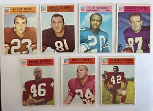 1966 Philadelphia Football Cards - YOU PICK - COMPLETE YOUR SET