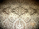ANTIQUE QUAKER LACE TABLECLOTH ALENCON ECRU NOT USED #7701 LABEL LOOPS STUNNING