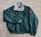 Vintage 90s  Polo Ralph Lauren Hi Tech Green Fleece Polartec Bomber Jacket Sz L