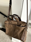 Coach 2 Way Briefcase Business Bag Shoulder  K0693 Men's Brown