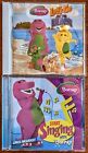 2 Barney Music CDs 📀 Let's Go to the Beach & Start Singing With Barney CD 2003