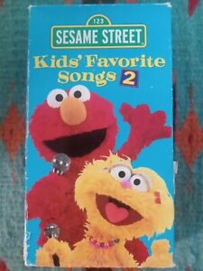 Rare Kids' Favorite Songs 2 by Sesame Street (VHS) Elmo
