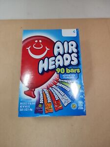 Airheads Variety Pack 90 ct /.55 Bars Taffy Candy Bars 49.5 oz  ASSORTED FLAVORS