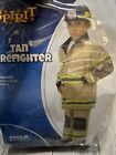 Spirit Tan Firefighter Child Costume Size Small 4-6