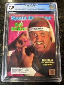 April 29, 1985 Hulk Hogan WWE WWF First RC Sports Illustrated CGC 7.0