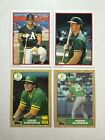 Mark McGwire & Jose Canseco ROOKIE & Oddball Lot ~ 1988 Glossy, 1987 Topps