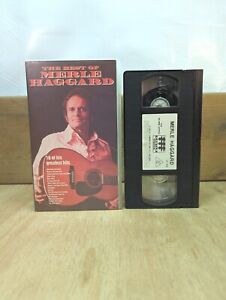 THE BEST OF MERLE HAGGARD (VHS) Country Music Live Concert Performance Video