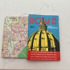 Vintage 1971 Roma Pianta Monumentale New Map of Rome Booklet And Fold Out Map