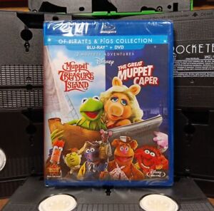 Of Pirates & Pigs: Great Muppet Caper/Muppet Treasure Island BR+DVD New