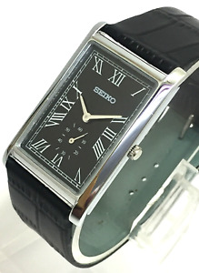 Seiko Sub Second Quartz Men's Japanese Wrist Watch-New Battery Installed