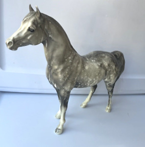 Vintage Breyer Horse Proud Arabian Mare Dapple Grey Semigloss USA