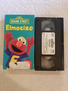 Sesame Street - Elmocize - 1996 VHS Tape TESTED FREE S/H