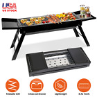 New ListingFoldable Charcoal BBQ Grill with Shelf Stainless Steel Grill Net Camping Picnic