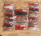Zoom Flukes Fishing Lures - Miscellaneous Lot, Various Colors, NEW