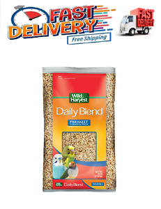 Wild Harvest Daily Blend Nutrition Diet Bird Food for Parakeet,Canary&Finch,10lb