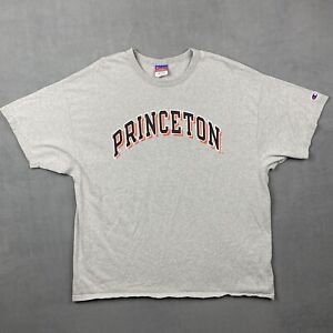Vintage Princeton University Shirt Adult XL Gray CHAMPION Tigers College Tee 90s