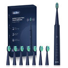 Sonic Electric Toothbrush 8 Dupont Brush Heads 5 Modes Fast Charge Smart Timer