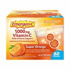 Emergen-C Vitamin C 1000mg Powder 60 Count Super Orange Flavor 2 Month Drink Mix