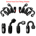 Adapter Swivel Hose End Fitting Fit Oil/Fuel/Gas Hose Line AN4 AN6 AN8 AN10 AN12