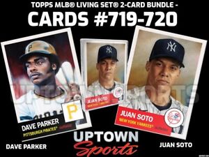 New ListingTopps MLB Living Cards #719-720 - Dave Parker & Juan Soto - PRESALE