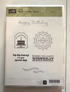 New ListingStampin' Up! HAPPIEST BIRTHDAY WISHES 6 Stamp Set (2 of 2)