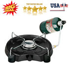 Propane Gas Camping Stove, 1-Burner 7,500 BTUs Portable Outdoor Cooking Stove