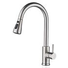 Brushed Nickel Kitchen Faucet Sink Pull Down Sprayer Mixer Tap Stainless Steel