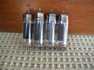 4 PCS. RCA 6BQ5/EL84 GREAT WORKED CONDITION. WITH TESTED GOOD. U.S.A