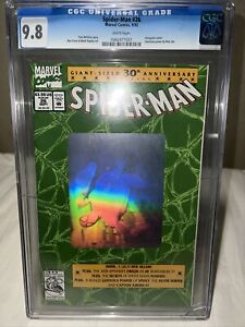 Spider-Man #26 CGC 9.8 NM/M Marvel 1992 🔥 30th Anniversary Hologram Cover