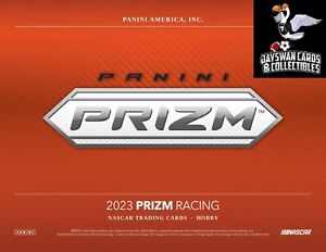 ALEX BOWMAN 2023 Panini Prizm Racing Hobby 6 Box HALF CASE Break