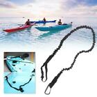 Kayak Canoe Paddle Rod Leash Safety Rope Carabiner Accessories Boats Rowing F2U8