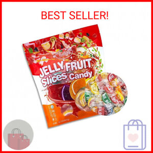 New ListingFuntasty Assorted Jelly Fruit Slices Candy, Individually Wrapped, Vegan Friendly