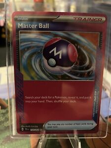 Holofoil Master Ball 153/162 ACE SPEC Rare Temporal Forces Pokemon TCG