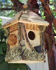 Bird House Natural Materials Outdoor Indoor One of A Kind Unique Hand Decorated