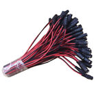 100pcs 12V DC Power Pigtail Female 5.5*2.1mm Cable Plug Wire For CCTV Security